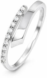 Soliter Brilio Silver Gyengéd ezüst kristály gyűrű 426 001 00573 04 53 mm