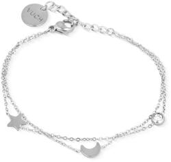 Vuch Divatos acél karkötő Infinity Silver