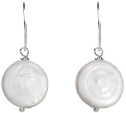 JwL Luxury Pearls Ezüst fülbevaló fehér igazgyönggyel JL0154