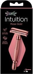 Wilkinson Sword Női fém borotva Intuition Double Edge Rose Gold (Razor) + 10 penge