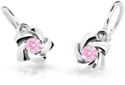 Cutie Jewellery Gyermek rózsa fülbevaló C2201-10-2 rózsaszín