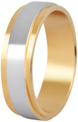 Beneto Exclusive Beneto Férfi bicolor esküvői gyűrű acélból SPP05 67 mm