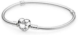 Pandora Ezüst karkötő szív alakú rögzítéssel 590719 16 cm