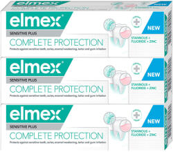Elmex Fogkrém Sensitive Plus Complete Protection Tripack 3 x 75 ml