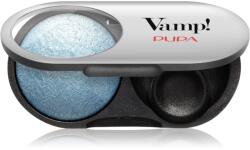 PUPA Vamp! Radiant Baked Eyeshadow fard de culoare vibranta si lunga durata culoare 306 Bon-Ton Blue - WET & DRY 1 g