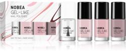 NOBEA Day-to-Day 4-Piece Gel-like Nail Polish set set de lacuri de unghii Nude mood