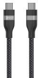 Anker USB-C to USB-C Cable (6 ft, 240W, Upcycled-Braided) Black A82E2H12