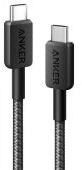 Anker 322 USB-C to USB-C Cable (0.9m, Braided) Black A81F5G11