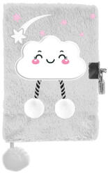 Paso BeUniq szőrmés kulcsos napló A/5 - Cloud (BU26CZ-3676) (BU26CZ-3676)