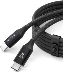 ORICO CDX USB-C - USB-C kábel 1m, 100W Power Delivery, fekete