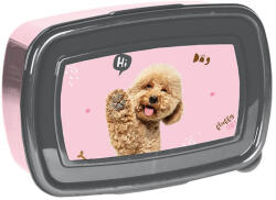 PASO Kutyás műanyag uzsonnás doboz - Hi (PP24PU-3022) (PP24PU-3022)