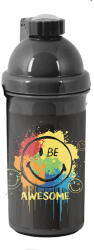PASO Emoji műanyag kulacs - Be Awesome (SM24LP-3021) (SM24LP-3021)