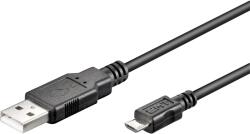 Goobay USB 2.0 Micro-USB Összekötő Fekete 5m 93921 (93921)