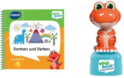 VTech MagiBook Formák és színek tanulókönyv Story Friends Dino figurával 80-484004 (80-484004)