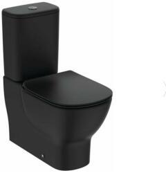 Ideal Standard Set vas WC stativ Ideal Standard, Tesi AquaBlade, back-to-wall, negru mat (T5560V3+T3527V3+T3568V3)