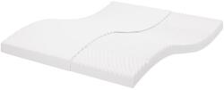 vidaXL fehér 7 zónás 20 ILD keménységű habmatrac 160 x 200 cm 7.5 kg (356357VidaXL)