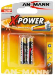 ANSMANN X-Power mikro ceruza elem (AAA) 2db 5015603 (5015603)