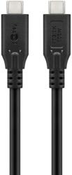 Delock USB4 Gen 3x2 Kábel USB-C - USB-C 40Gbit/s Fekete 1m 74191 (74191)