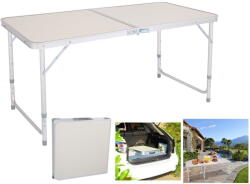 Avex Összecsukható alumínium piknikasztal MDF asztallappal, 120 x 60 cm