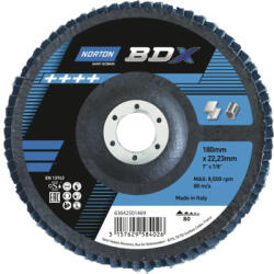 Norton Disc lamelar pentru șlefuit Norton BDX Ø180x22, 23mm, granulație 80 (63642501469)