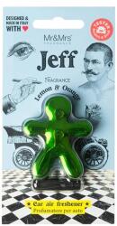Mr&Mrs Fragrance Jeff Chrome Lemon & Orange (Green) parfum pentru masina