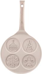 ORION Serpenyő Crema tükörtojás/palacsinta, átmérő 26, 5 cm, 4 mélyedés, karácsony (113227)