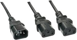 Lindy IEC Táp Fekete 1m 30363 (30363)