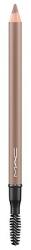 MAC Cosmetics Veluxe Brow Liner creion pentru sprancene cu pensula culoare Deep Dark Brunette 1.19 g