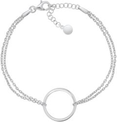 Brilio Silver Brățară dublă elegantă din argint BRC97W