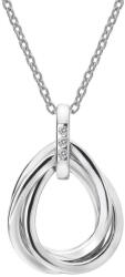 Hot Diamonds Colier din argint cu diamante Trio Teardrop DP779 (lanț și pandantiv)