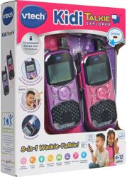 VTECH KidiTalkie Explorer pink/lila walkie-talkie készlet 2db 80-572554 (80-572554)