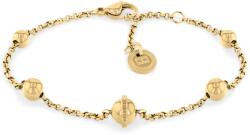 Tommy Hilfiger Brățară atemporală placată cu aur pentru femei Metallic Orb 2780815
