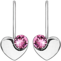 Evolution Group - Pavona Evolution Group Cercei inimioare din argint cu cristale Swarovski 31299.3 Rose