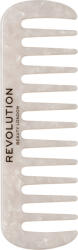 Revolution Haircare Natural Curl Wide Tooth Comb pieptene de păr pentru par ondulat si cret culoare White 1 buc - vivantis