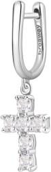 Brosway Cercel single din argint Cruce cu zirconi Fancy FIW22