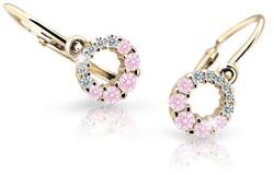 Cutie Jewellery Cercei din aur pentru copii C2154-10-X-1 roz
