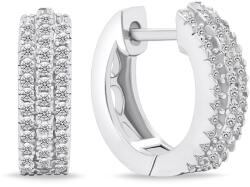 Brilio Silver Cercei sclipitori din argint cu pietre de zircon EA688W