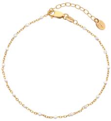 Hot Diamonds Brățară fină placată cu aur decorată cu mărgele Jac Jossa Embrace DL655