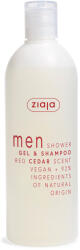 Ziaja Gel de duș și șampon Red Cedar Men (Gel & Shampoo) 400 ml
