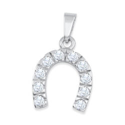 Soliter Brilio Silver Pandantiv din argint Potcoavă cu zirconii 446 001 00406 04