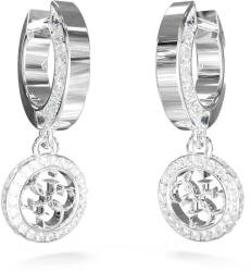 Guess Cercei stilați din oțel cu pietre de zircon 4G Crush JUBE04165JWRHT/U