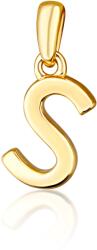 JVD Pandantiv placat cu aur litera „S SVLP0948XH2GO0S