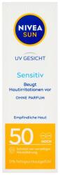 Nivea SUN Sensitive crema protectoare pentru fata pentru piele sensibilă SPF 50 50 ml