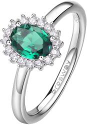Brosway Inel elegant din argint Fancy Life Green FLG71 54 mm