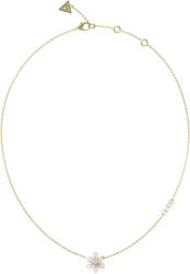 Guess Brățară frumoasă placată cu aur cu floare White Lotus JUBN04136JWYGWHT/U