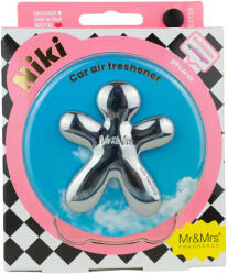 Mr&Mrs Fragrance Niki BIG Classic Pure (Silver) parfum pentru masina