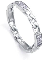 Viceroy Inel elegant din argint cu zirconi Clasica 13161A014 54 mm