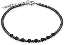 Troli Brățară modernă cu mărgele cu onix VBD395B