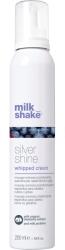Milk Shake Spumă pentru Neutralizarea Tonurilor de Galben din Părul Blond, Milk Shake Silver Shine Whipped 200ml (MS061960)