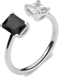 Brosway Inel elegant deschis cu zirconii Fancy FMB10 S (49 - 52 mm)